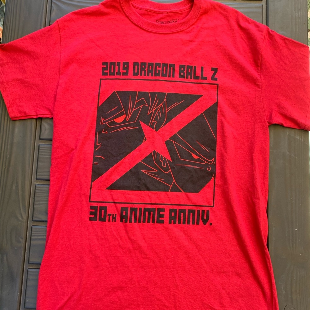 2019 Dragon Ball Z 30th Anniversary Tee Red